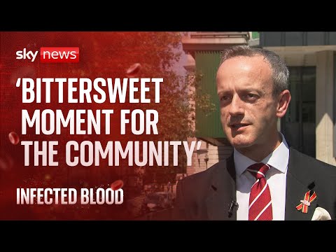 Infected blood: 'Bittersweet moment for the community' says Charity chair