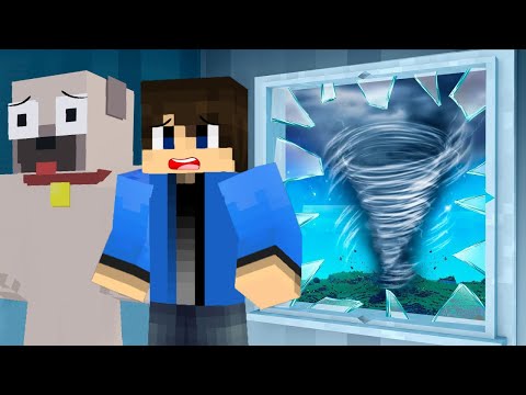 TÚLÉLTÜNK EGY TORNÁDÓT A MINECRAFTBAN!