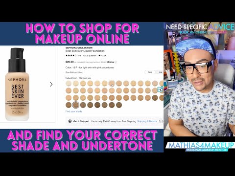 How to find your correct foundation shade online | mathias4makeup