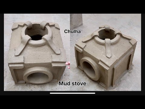 mitti ka chulha beautiful Village life rural life mud stove design traditional life