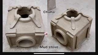 mitti ka chulha beautiful Village life rural life mud stove design traditional life