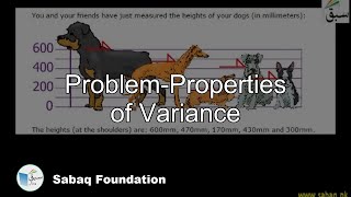 Problem1 - Properties of Variance