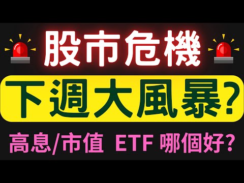 股市危機，下週大風暴? 高息/市值 ETF哪個好?00878|0056|美債|友訊|亞光|佳能|中信金|陽明|台積電|金融股|三大法人|投資理財|台幣|美元|存股|股票| 12/20/24【宏爺講股】