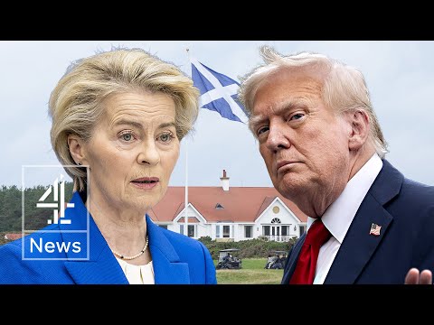 Trump and Ursula Von Der Leyen reach US-EU trade deal