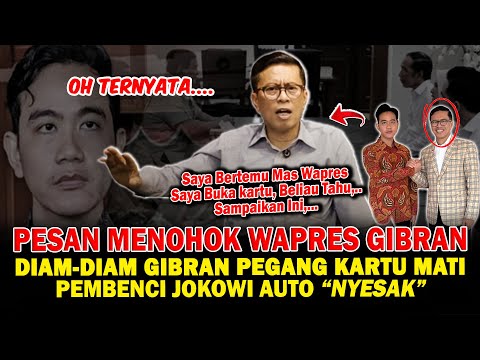 Andi Azwan Temui Wapres Gibran, Ini Pesan Menohok Buat Pembenci Jokowi