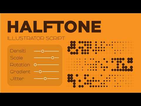 Vector Halftone Script | Adobe Illustrator