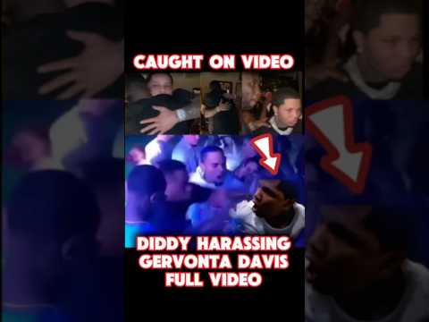 Video of GERVONTA DAVIS getting harassed by P DIDDY at a party #boxing #boxeo #shorts