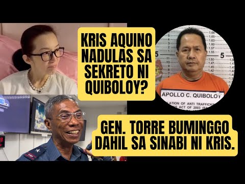 JUSKO! KRIS AQUINO DI TALAGA MAPIGILAN ANG DILA ABOUT QUIBOLOY KAYA BUMINGGO SI TORRE. LOL!