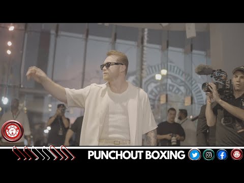 CANELO ARRIVES FOR PRESS CONFERENCE LAUNCH CANELO V CRAWFORD #canelocrawford #riyadhseason
