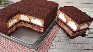 Торт СУФЛЕ в ШОКОЛАДЕ! Воздушный, быстрый, вкуснейший торт! Просто, быстро и эффектно!