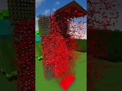 50.000 Arrows VS Mobs  #teardown #minecraft