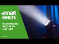 Max MHL73 Wash LED Moving Head Light, Set of 4