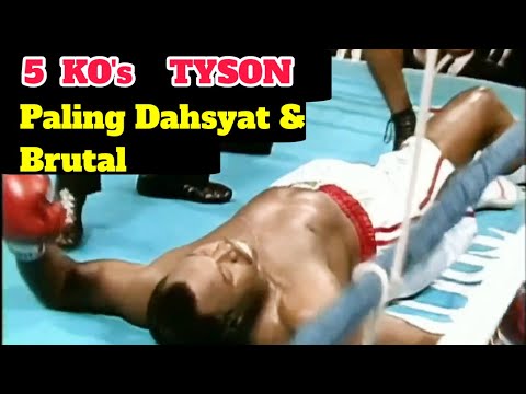 5 KO  Mike Tyson  paling Dahsyat dan Brutal