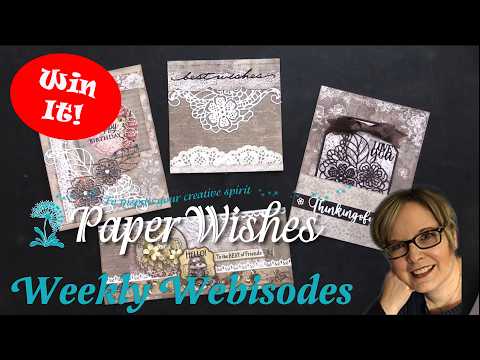 Card Ideas Using Antique Lace by Crafter's Companion | PaperWishes.com