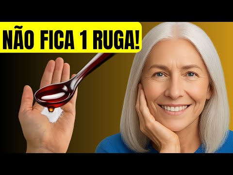NÃO FICA 1 RUGA - PASSEI nas RUGAS e CLAREEI MANCHAS DORMINDO!
