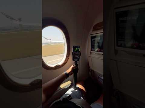 Incredible Take Off Engine Sound Emirates Airbus A350 | Lounge Guru