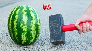 Experiment: Hammer vs Watermelon