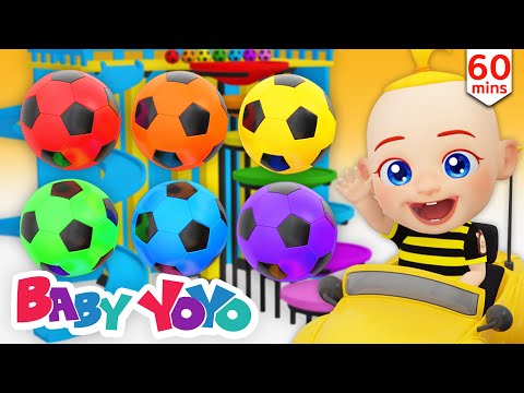 The Colors Song (Color Balls Slider) + more nursery rhymes & Kids songs -Baby yoyo