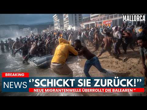 AUSNAHMEZUSTAND Mallorca🚨Migrantenwelle trifft URLAUBSSTRÄNDE! Spanische Küstenwache im Dauereinsatz