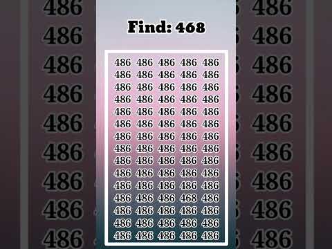 Find the 468 Number game #maths #facts #trending #ssc #shortsfeed #upsc