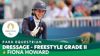 🏇 Fiona Howard Tops Podium in Freestyle Grade II 🥇 #Paris2024