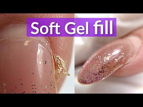 Nail Cracks 😖 | Soft Gel Nails Infill Tutorial