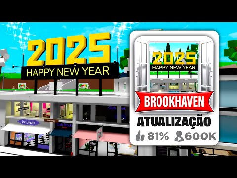 NOVA ATUALIZAÇÃO De ANO NOVO NO BROOKHAVEN!