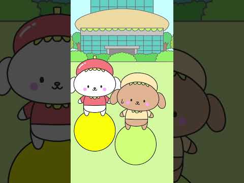Ball riding #animation #pretty #dog