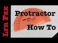 Measuring Angles with a Protractor