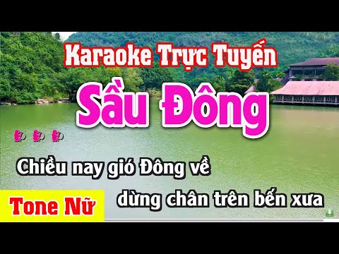 Sầu Đông Karaoke Tone Nữ | Nhạc Sống Thanh Ngân