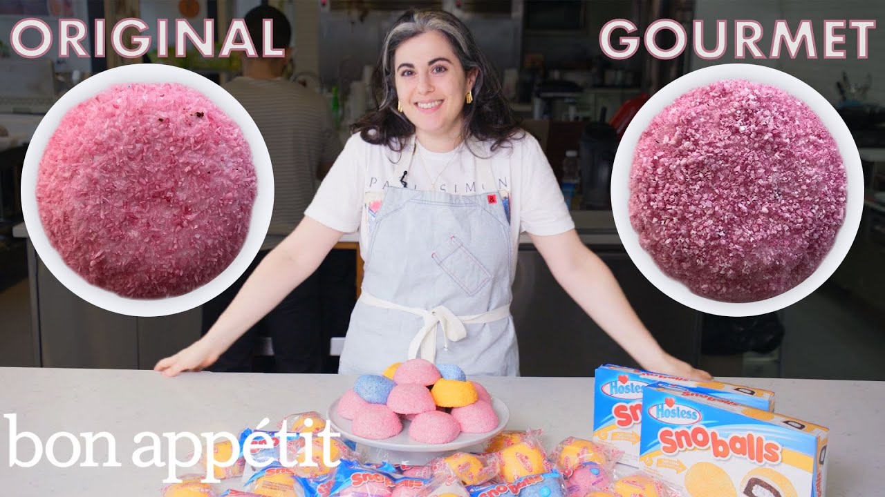 Pastry Chef Attempts to Make Gourmet Sno Balls Gourmet Makes Bon Apptit