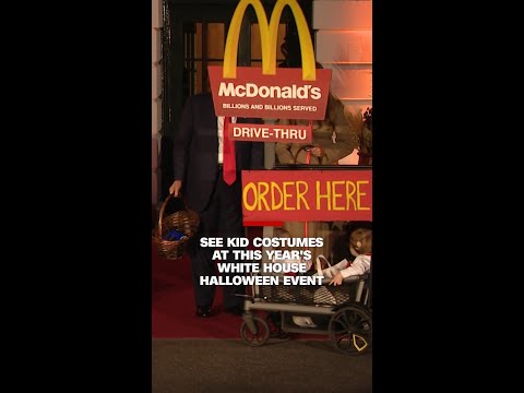 See kid costumes at this year's White House Halloween event