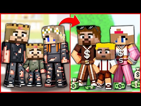 MİNECRAFT FAKİR AİLESİ VE ZENGİN AİLESİ YER DEĞİŞTİRDİ! 😱 - Minecraft ZENGİN FAKİR HAYATI