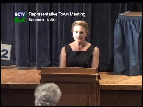 Representative Town Meeting, September 16, 2019