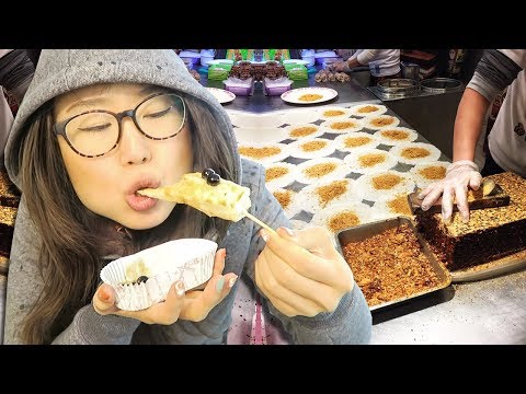 Taiwanese Street Food at Jiufen Old Street ft. Ice Cream Burritos