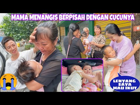 WAKTUNYA KAMI BERANGKAT, MAMA DI CHINA MENANGIS TIDAK SANGGUP BERPISAH DENGAN MEIMEI DAN ABIL