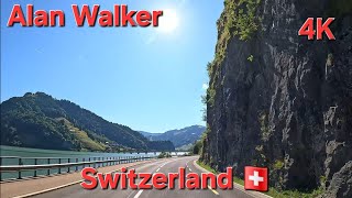 Beautiful Switzerland 🇨🇭 Swiss roads Alan Walker Songs