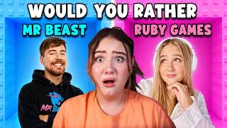 ROBLOX Would YOU Rather: YOUTUBER TOWER... (HARD!)