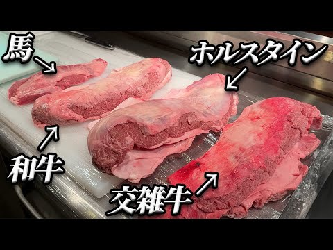 【必見‼】最高級ハラミの４種食べ比べ!!衝撃の事実が発覚しました