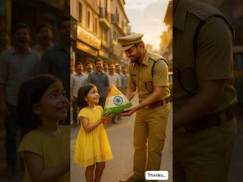 Police ko dia tiranga wala samosa🤯#Catsoftiktok #CatLovers #cat #cute #FunnyCats #catcartoon #fyp