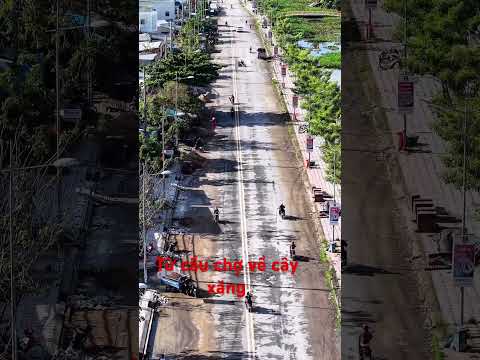 Cảnh đẹp miền Tây từ cầu chợ xuống cây xăng nhà nước