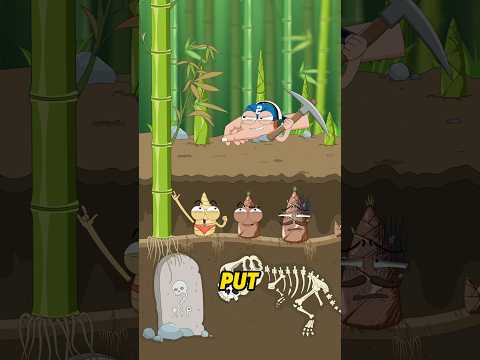 Why do we look for "yellow leaves" when digging for bamboo shoots? #shorts