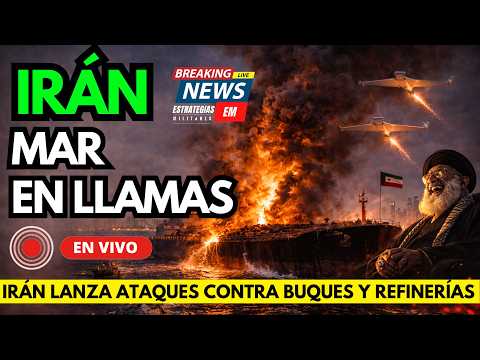 🚨 NOTICIAS IRÁN HUNDE PETROLERO EN LLAMAS FRENTE A IRAQ ESCALADA TOTAL