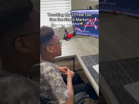 💯🙌🏽 Today’s summer homeschool lesson…teaching my 11 yr old son about the S&P 500. #stockmarket