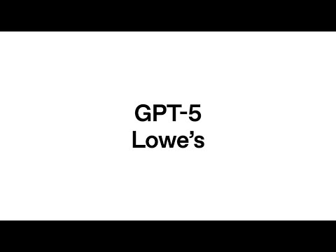 Lowe’s gets answers faster with GPT-5