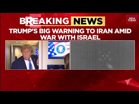 Iran Must Give Up Entirely: Donald Trump's Big Warning On Iran-Israel War | India Today