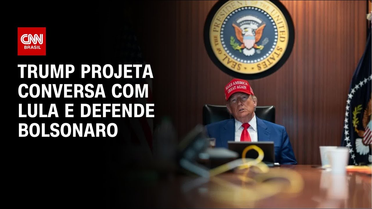 Trump defende Bolsonaro e cogita conversar com Lula | CNN 360º