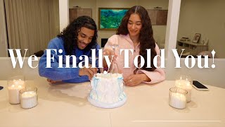 Couple Q&A 🤭+ FINALLY Revealing Our Baby's Gender!💙🩷