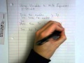 Expressions with Variables and Operations