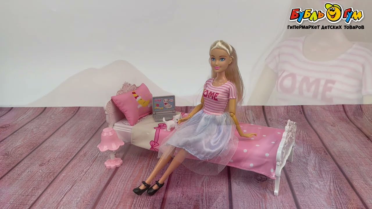 Кукла Anlily с кроватью и аксессуарами с 3лет - видео Кукла Anlily с кроватью и аксессуарами с 3лет - видео